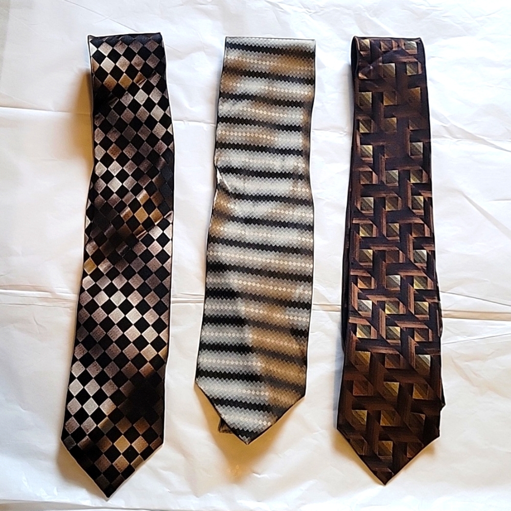Mens patterned tie lot
